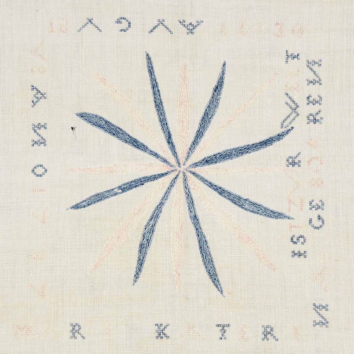 1966.1127 Tablecloth, detail 1