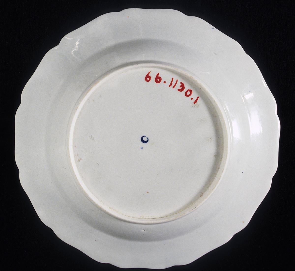 1966.1130.001 Plate, Verso