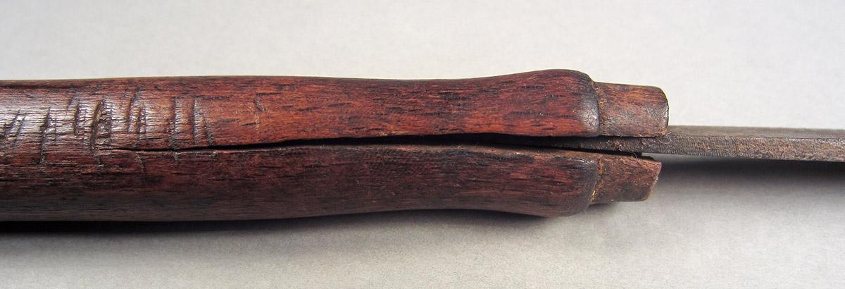 1957.0026.125, Lathe tool, handle detail