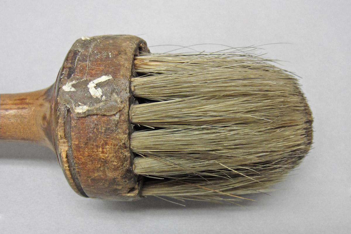 1966.1141, Brush, head detail