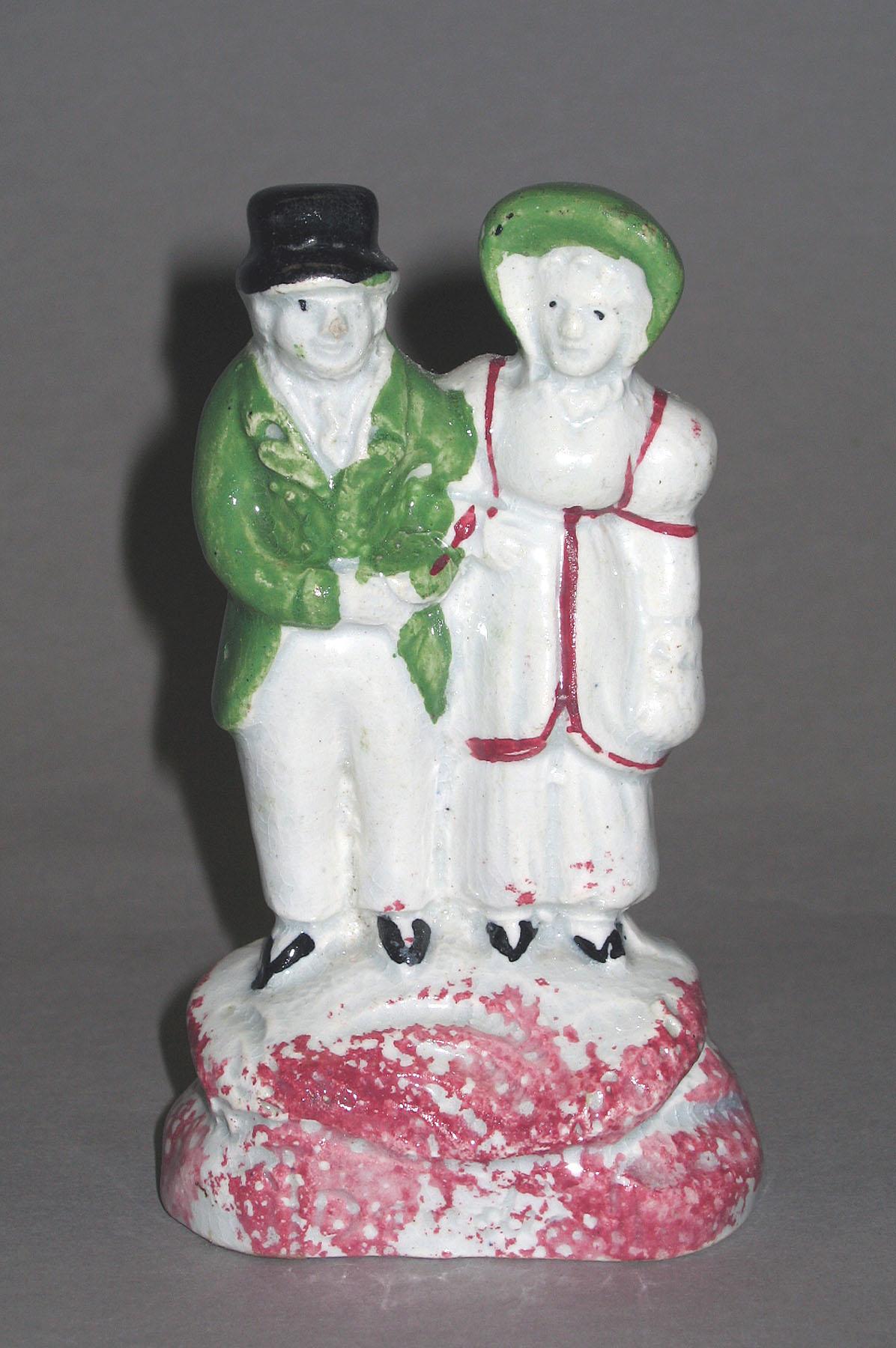 1966.1166 Spatterware figure group