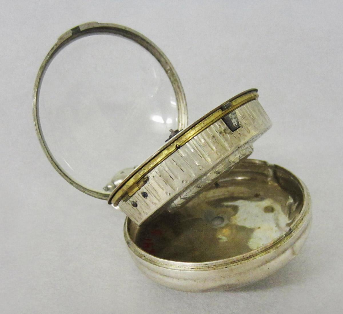 1966.1241 B Watch inner case, C Watch movement, view 2