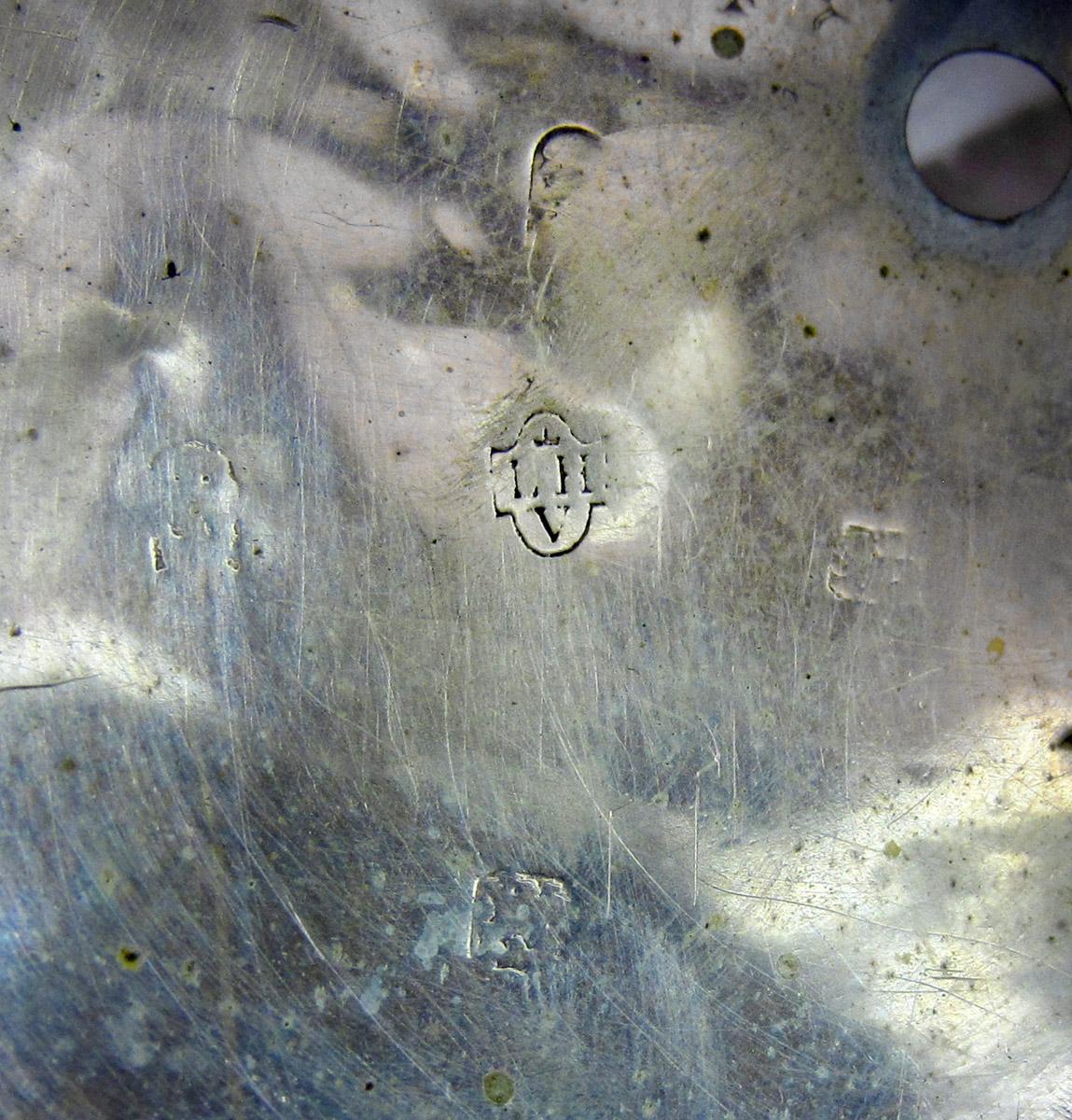1966.1241 B Watch inner case, marks 2-6