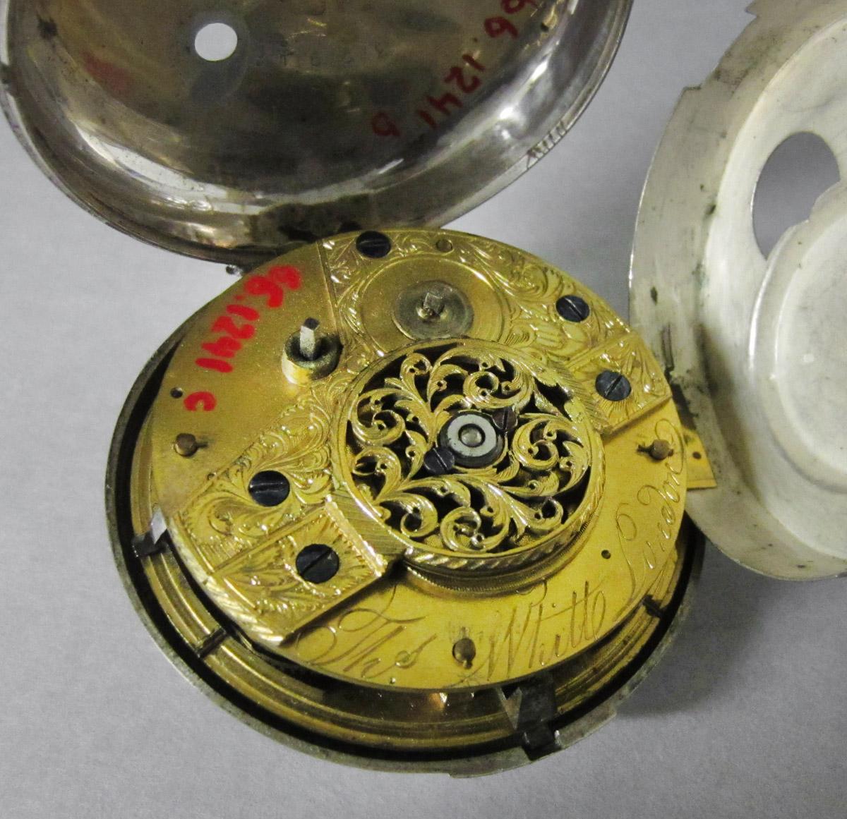 1966.1241 C Watch movement, view 1