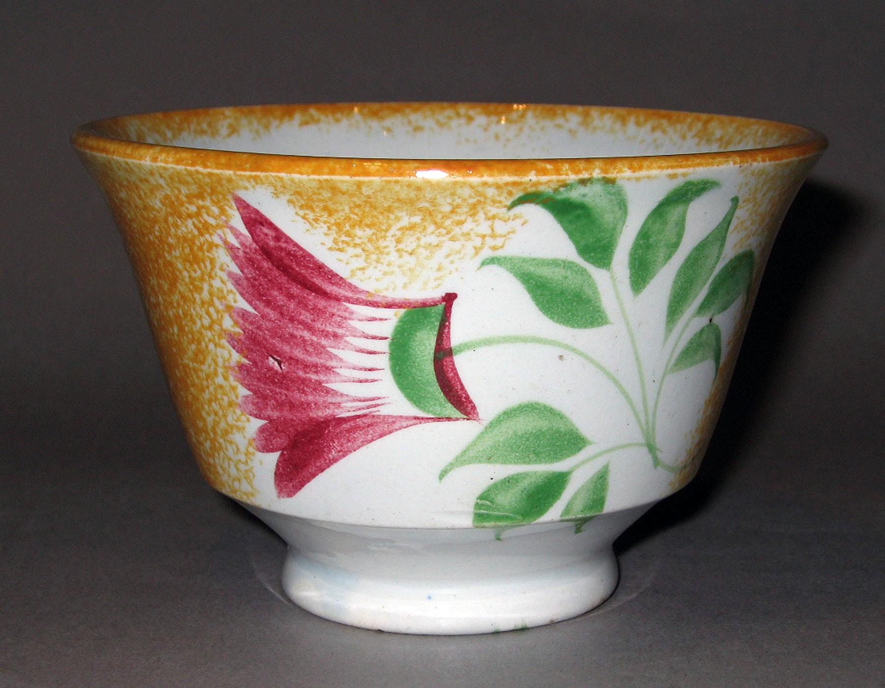 1966.1260 Spatterware teabowl