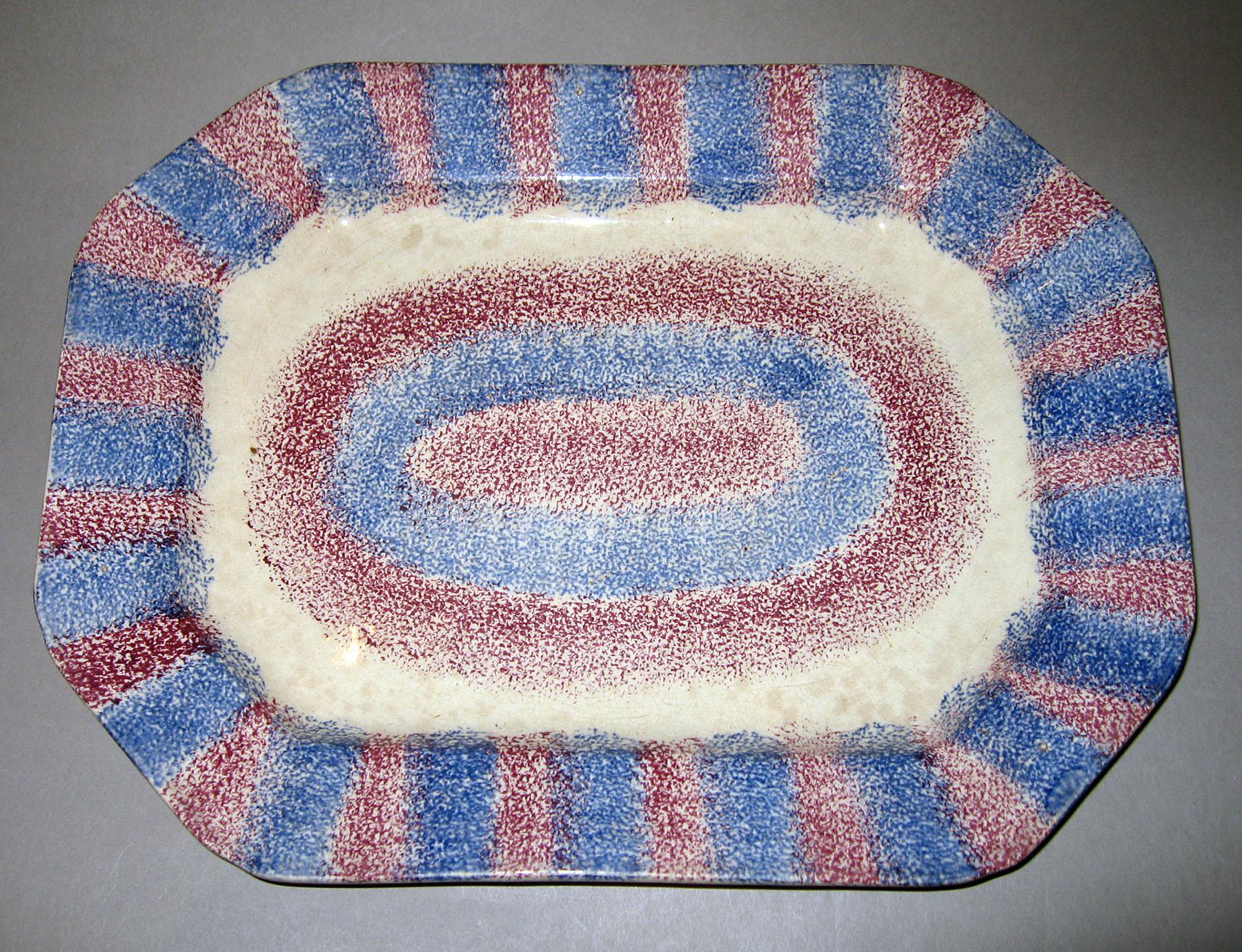 1966.1264.001 Spatterware platter