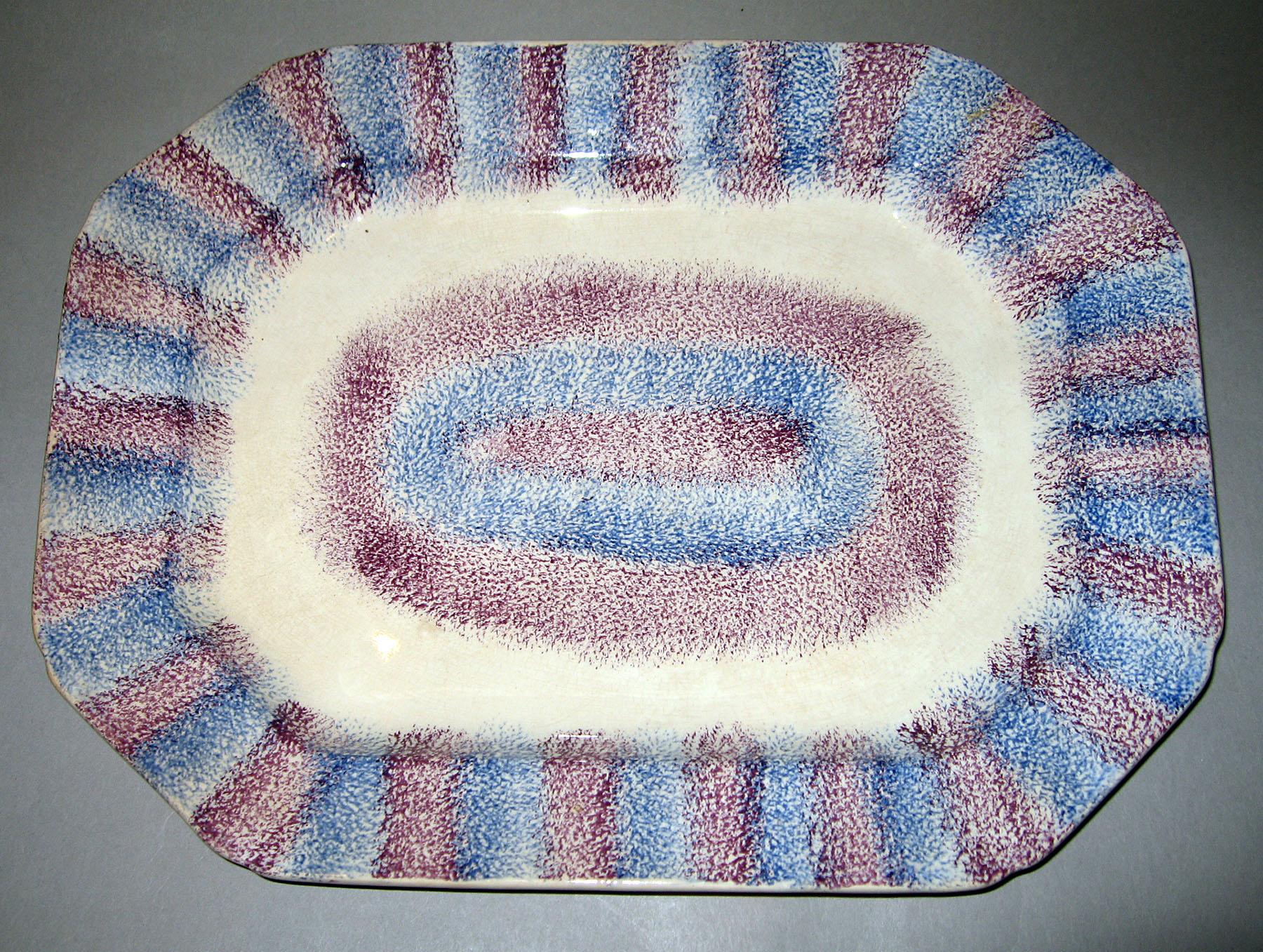1966.1264.002 Spatterware platter