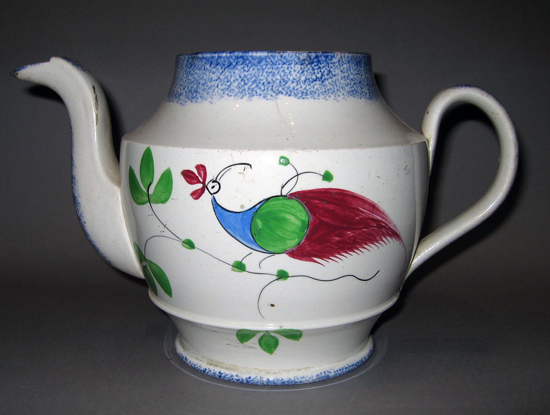 1966.1265 Spatterware teapot