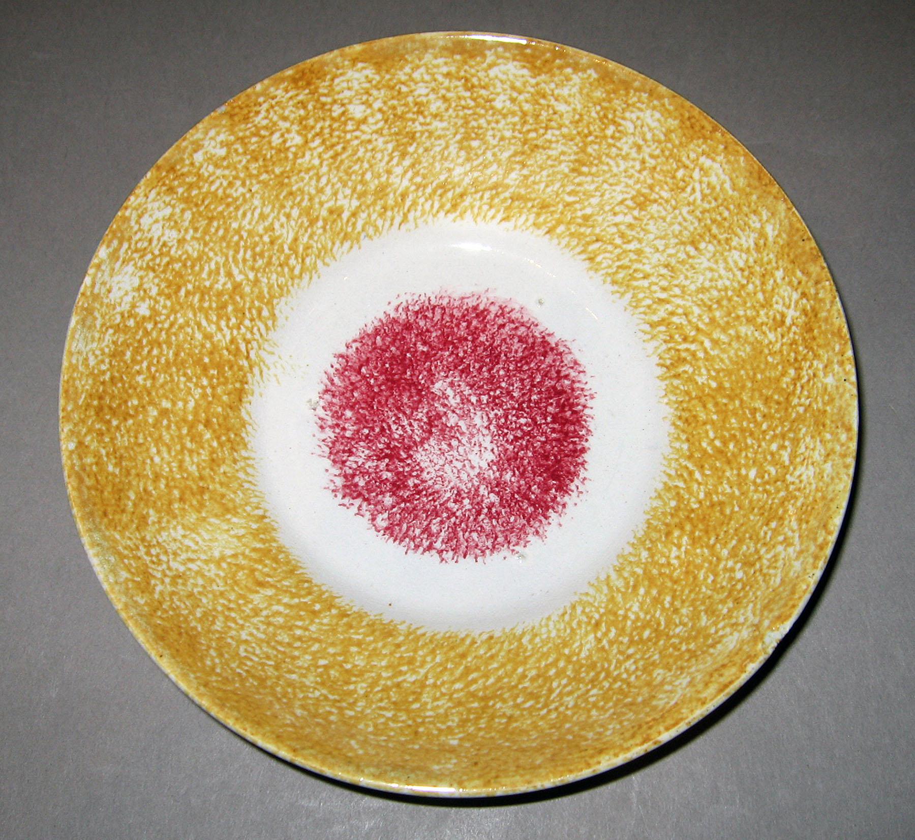 1966.1267.007 Spatterware saucer