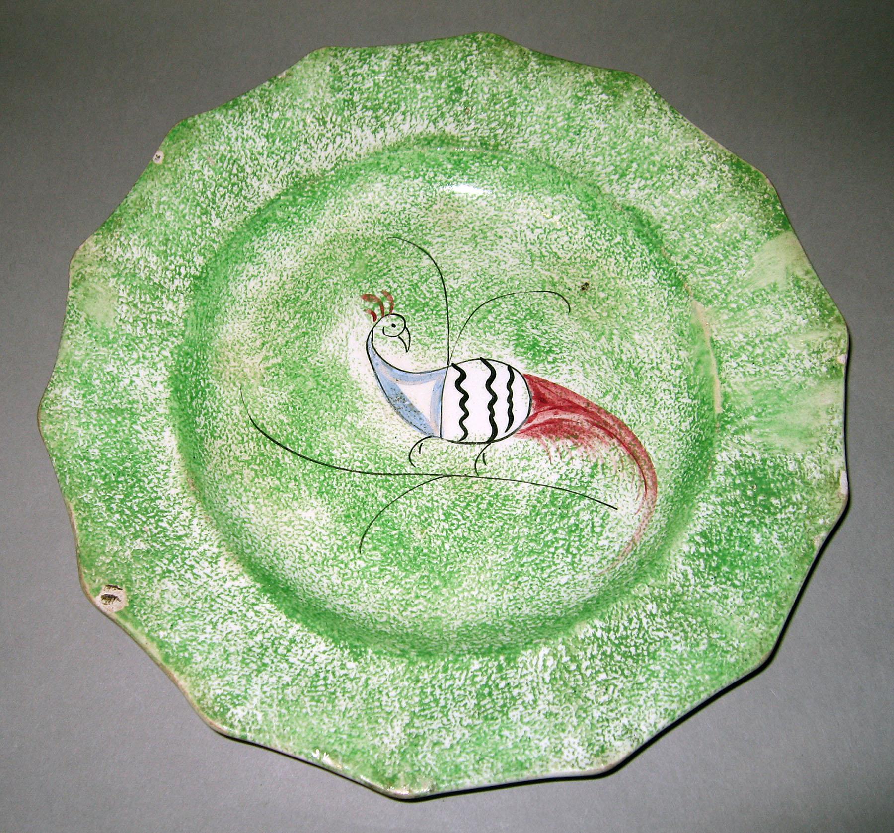 1966.1269.002 Spatterware plate