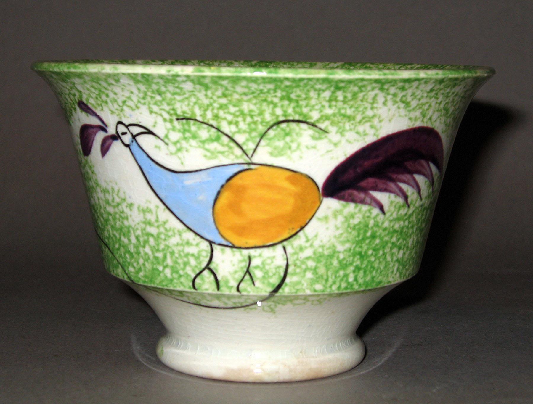 1966.1273.001 Spatterware teabowl