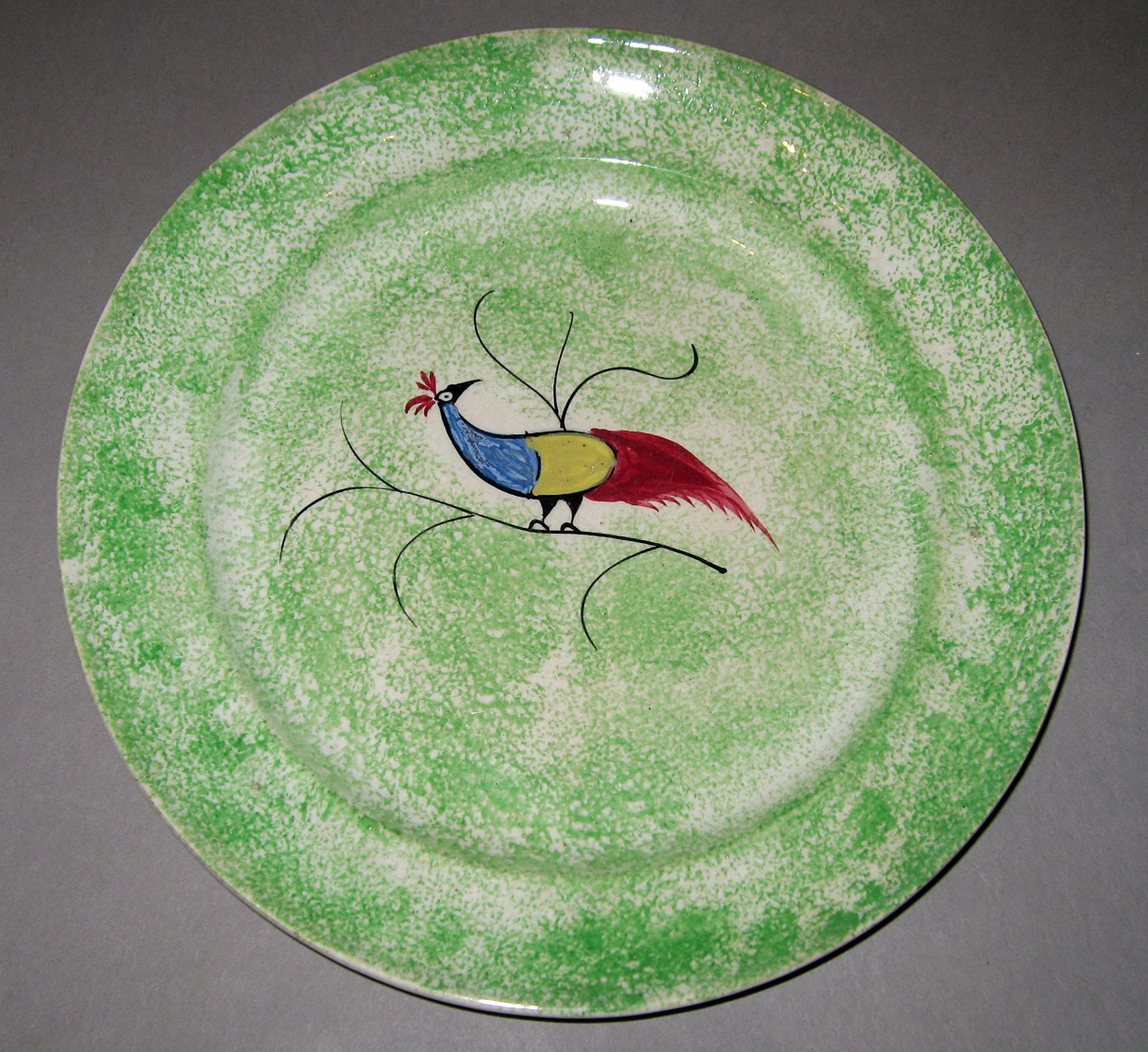 1966.1274.010 Spatterware plate