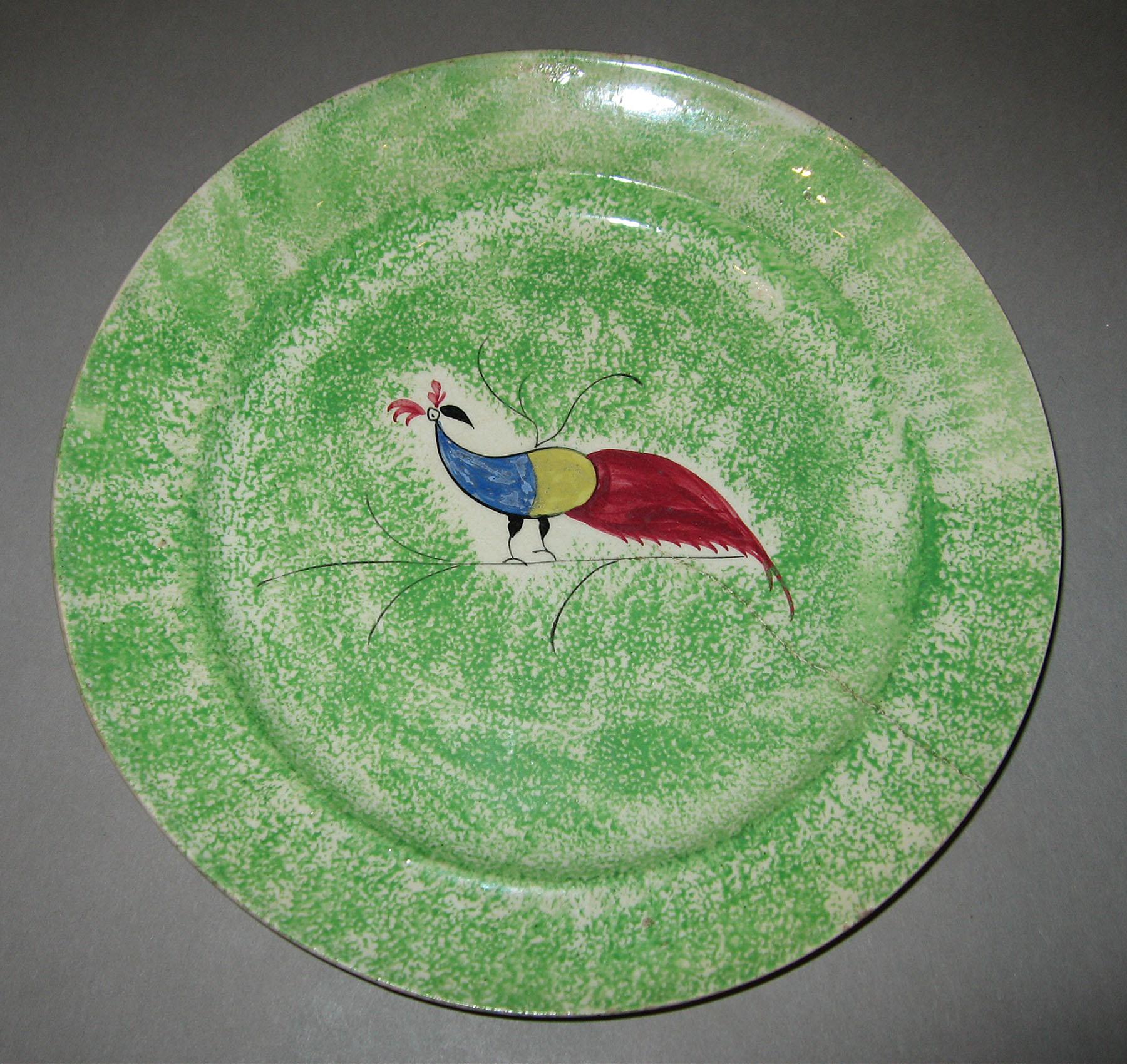 1966.1274.011 Spatterware plate