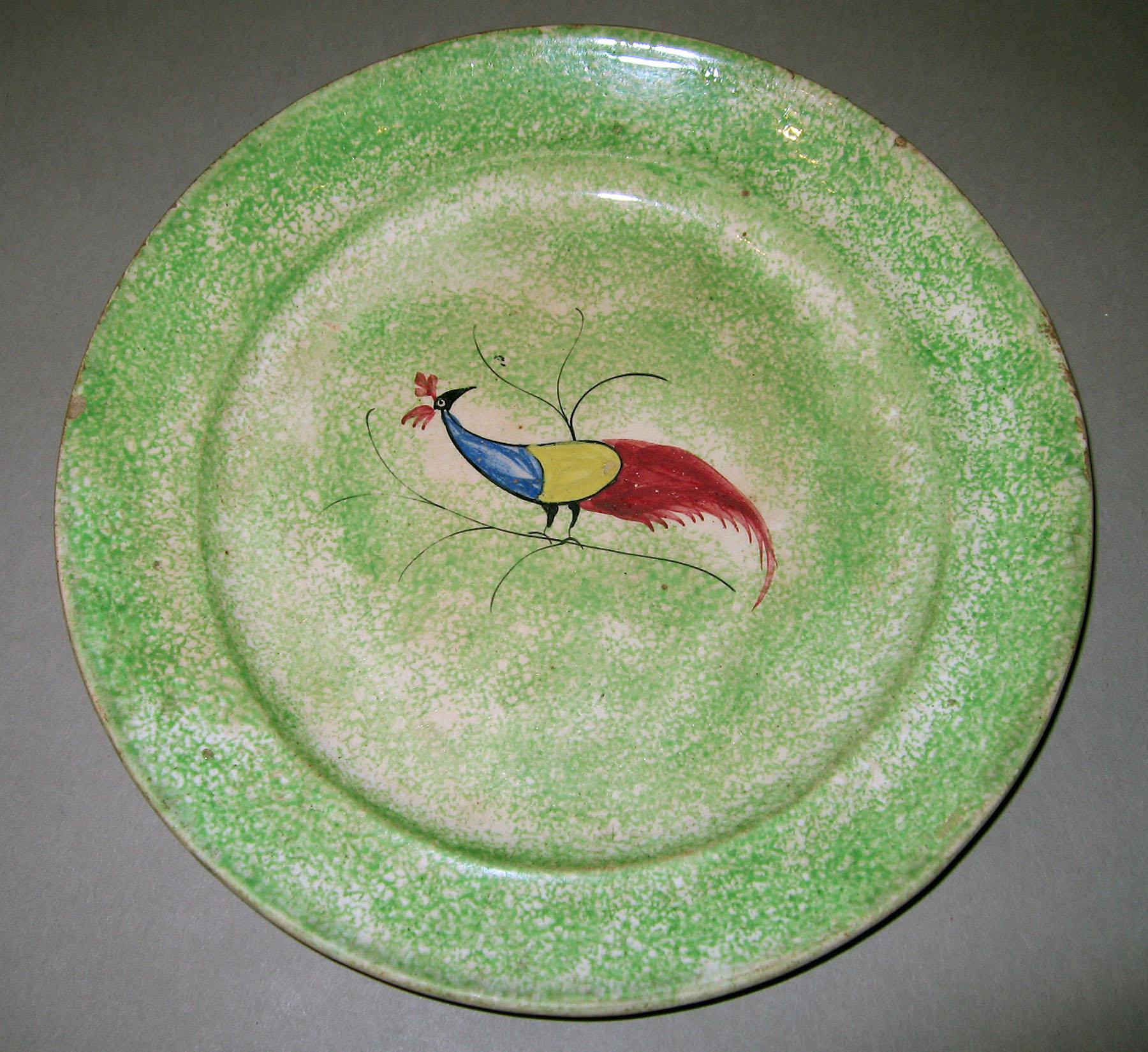 1966.1274.012 Spatterware plate