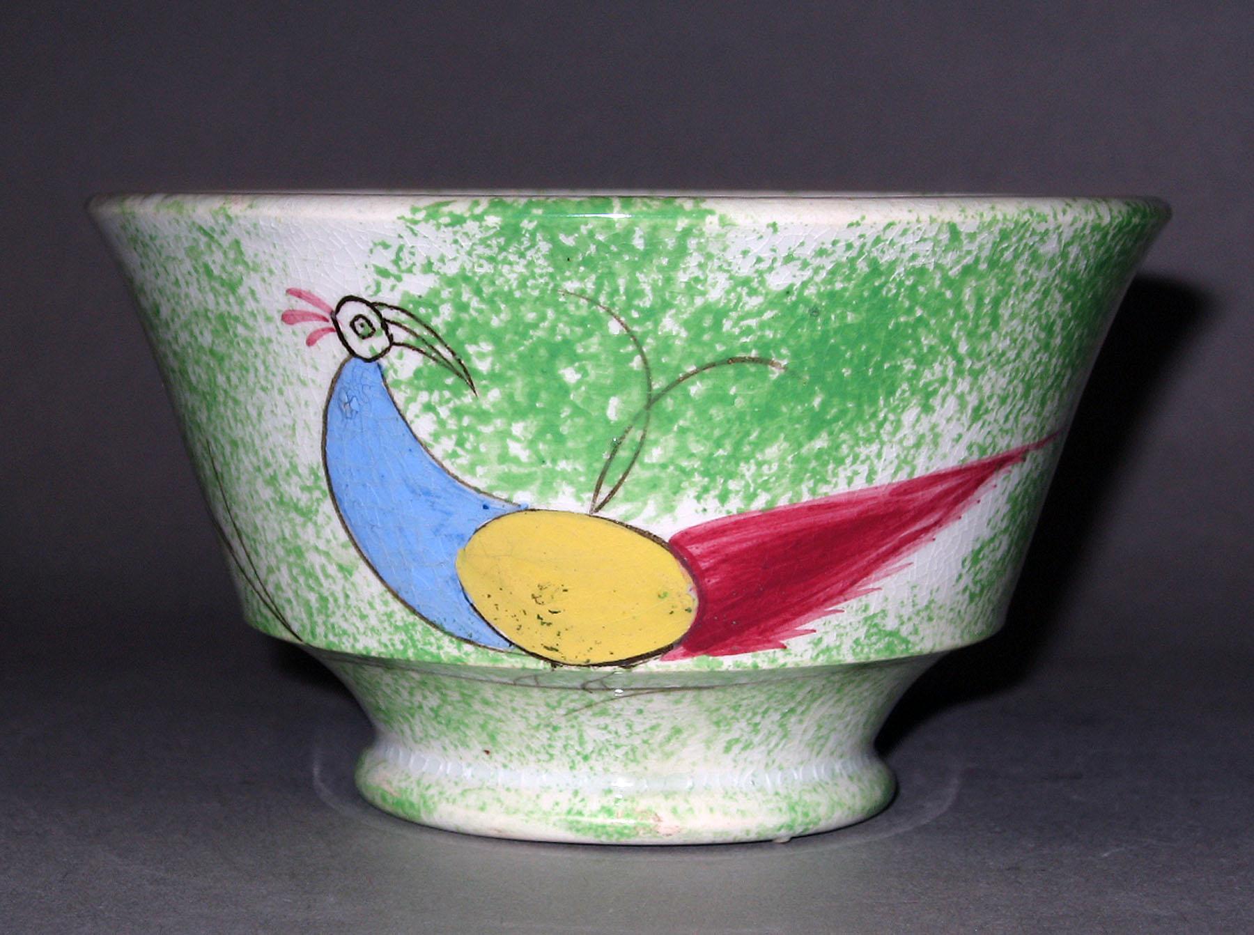 1966.1277 Spatterware teabowl
