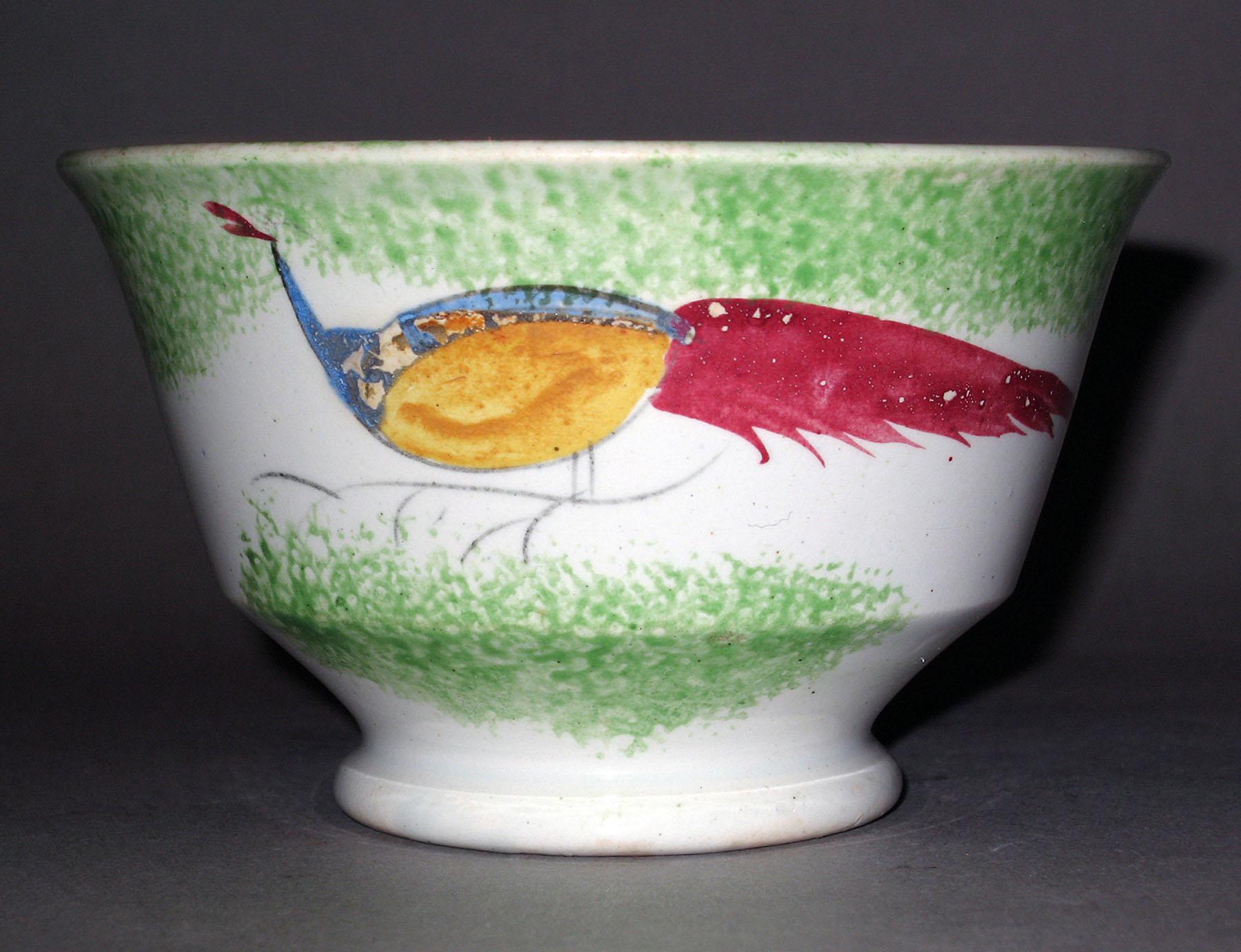 1966.1280.001 Spatterware teabowl