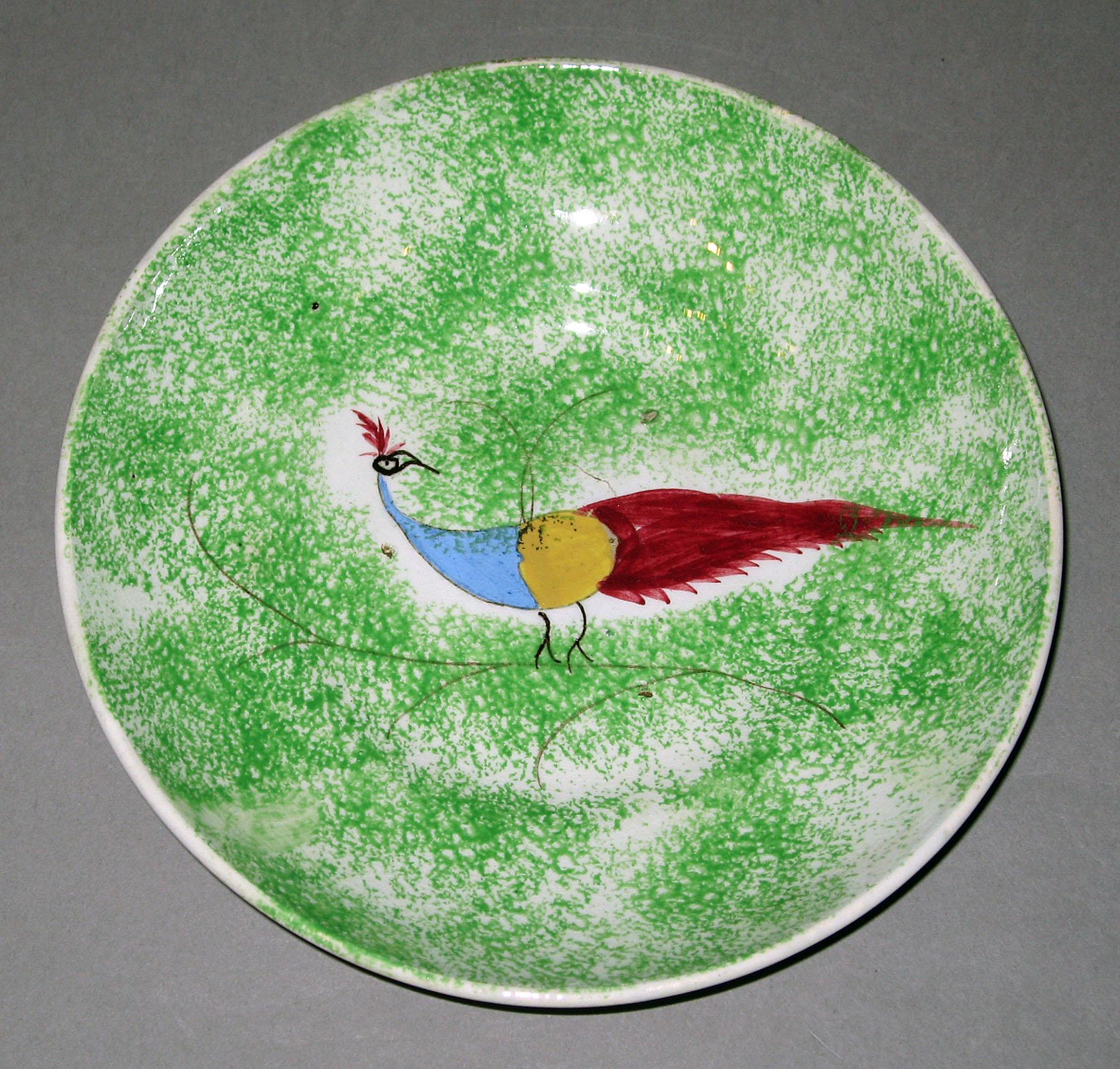 1966.1281 Spatterware saucer