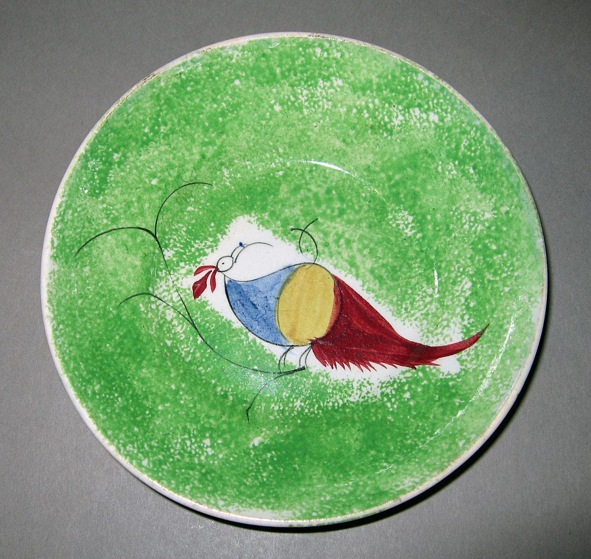 1966.1282 Spatterware saucer