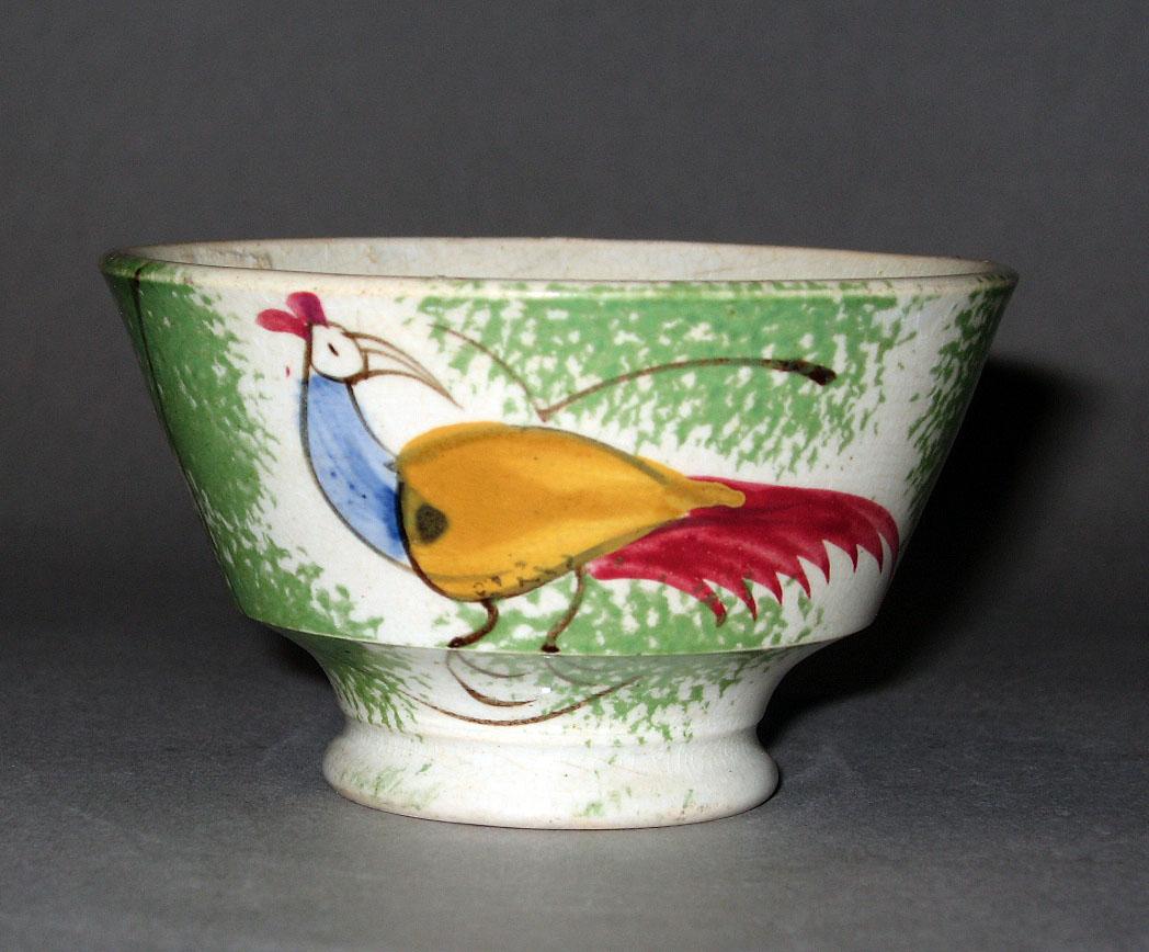 1966.1283.001 Spatterware teabowl