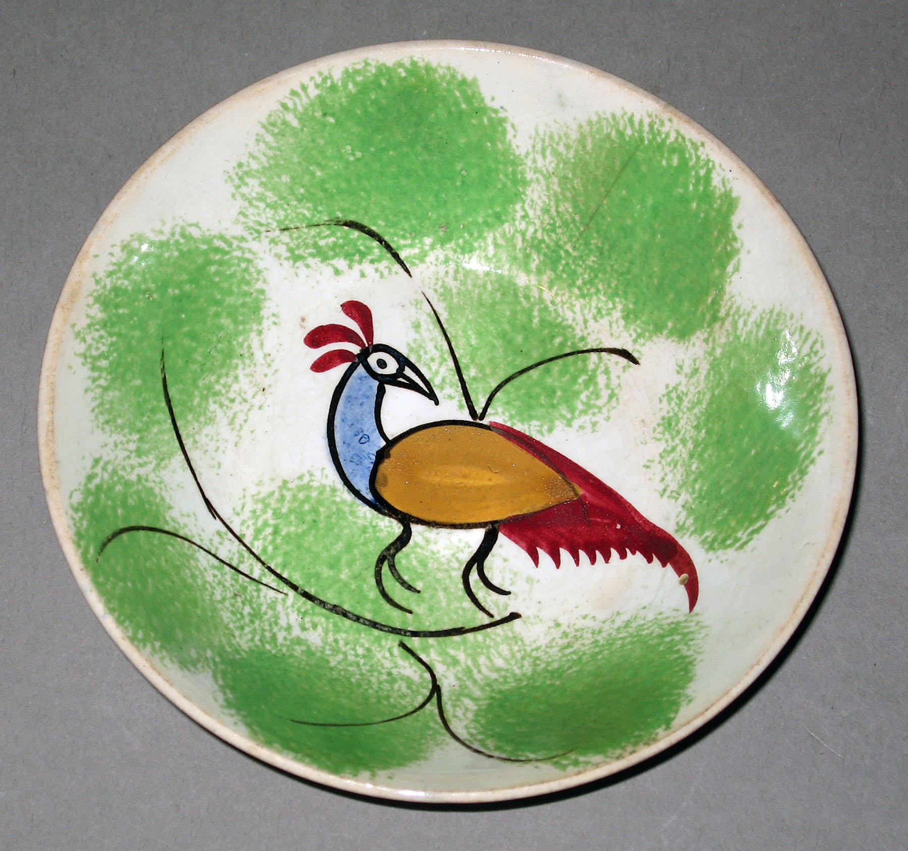 1966.1287 Spatterware saucer
