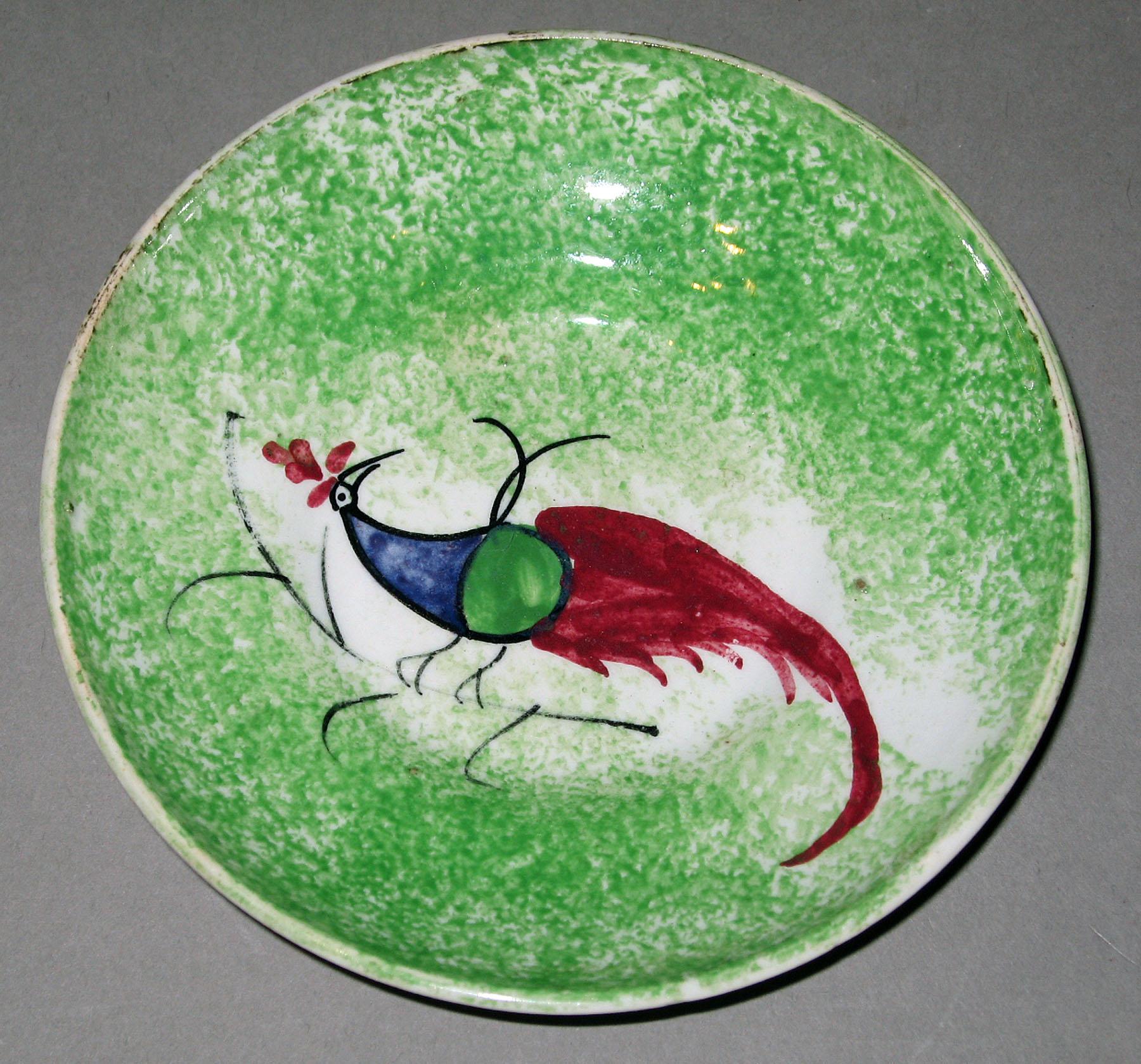 1966.1289 B spatterware saucer