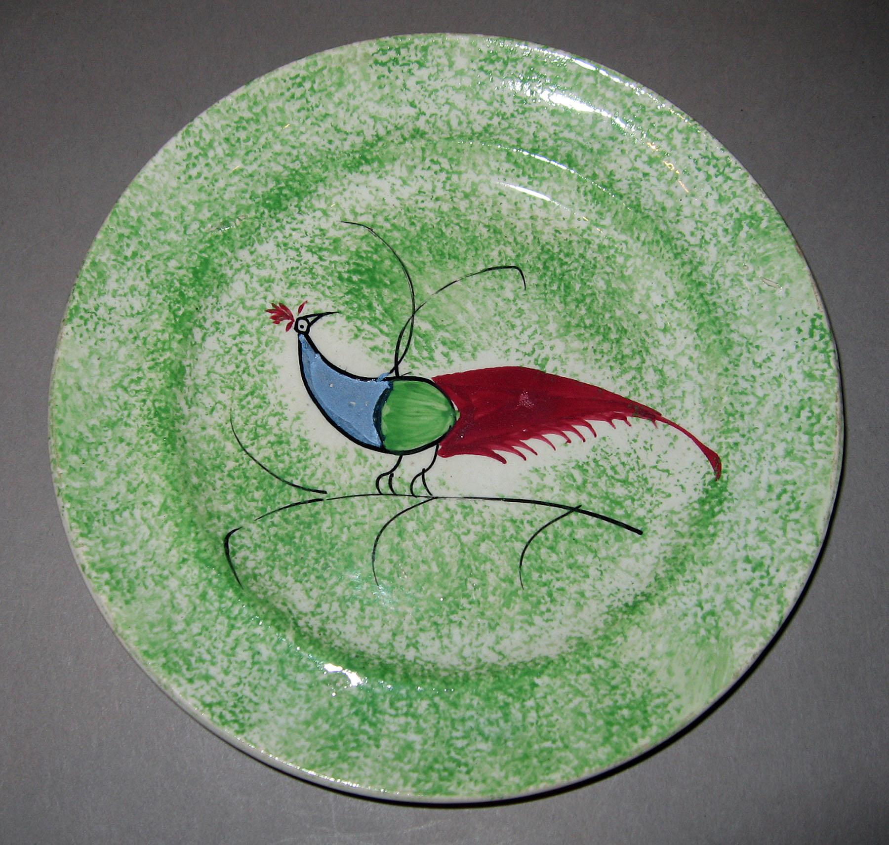 1966.1294 Spatterware plate