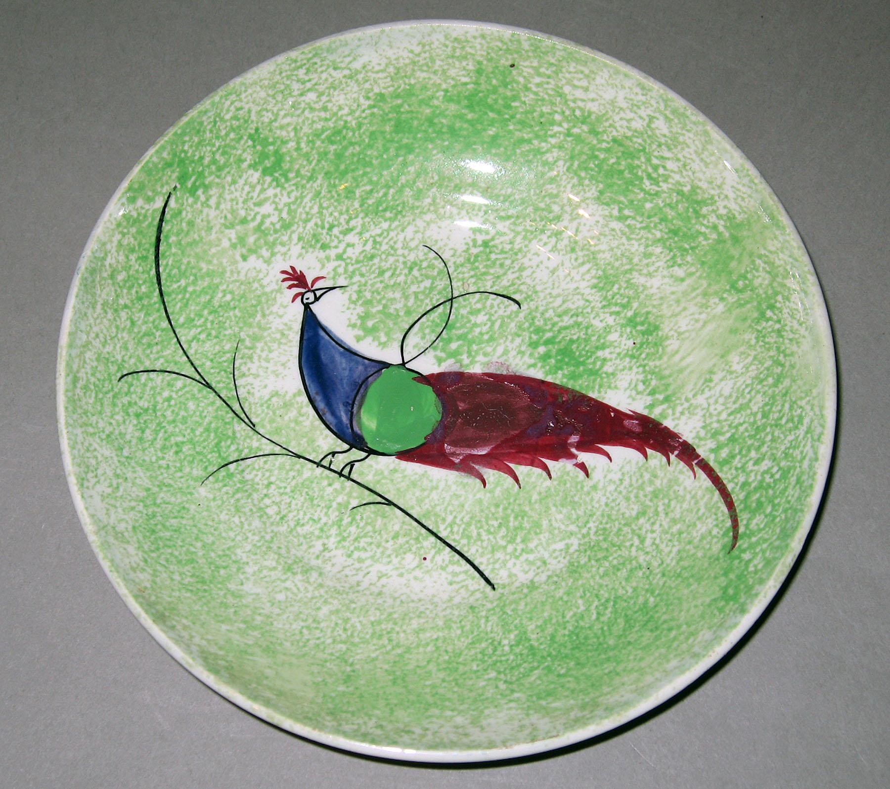 1966.1295.012  Spatterware saucer