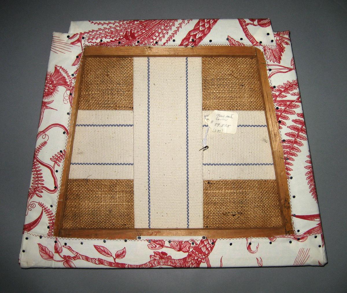 1989.0505 Slip seat, view 2, reverse