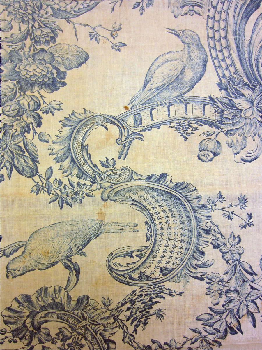 1966.1315.002 Textile, printed detail 2