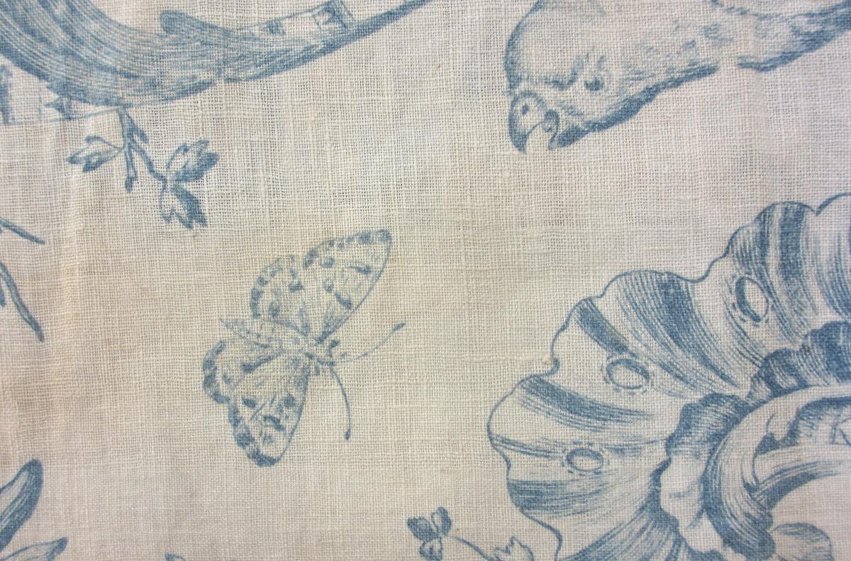 1966.1315.003 textile, printed detail 1