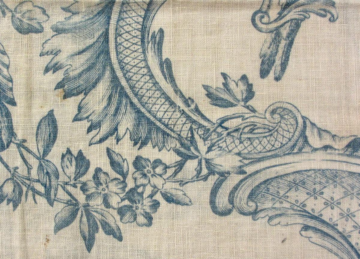 1966.1315.003 textile, printed detail 2
