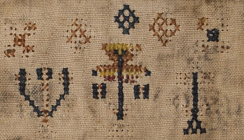 1966.1362 Huswif, Verso Detail 5