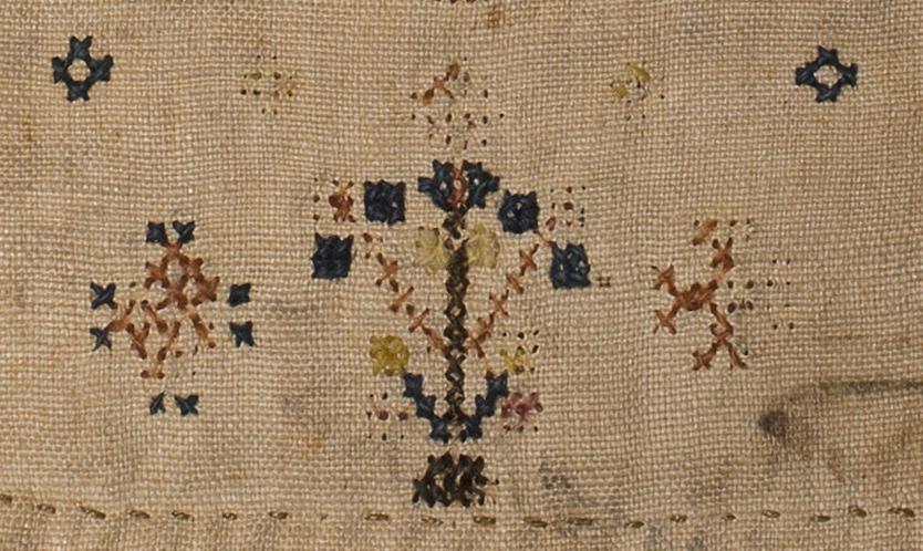 1966.1362 Huswif, Verso Detail 7