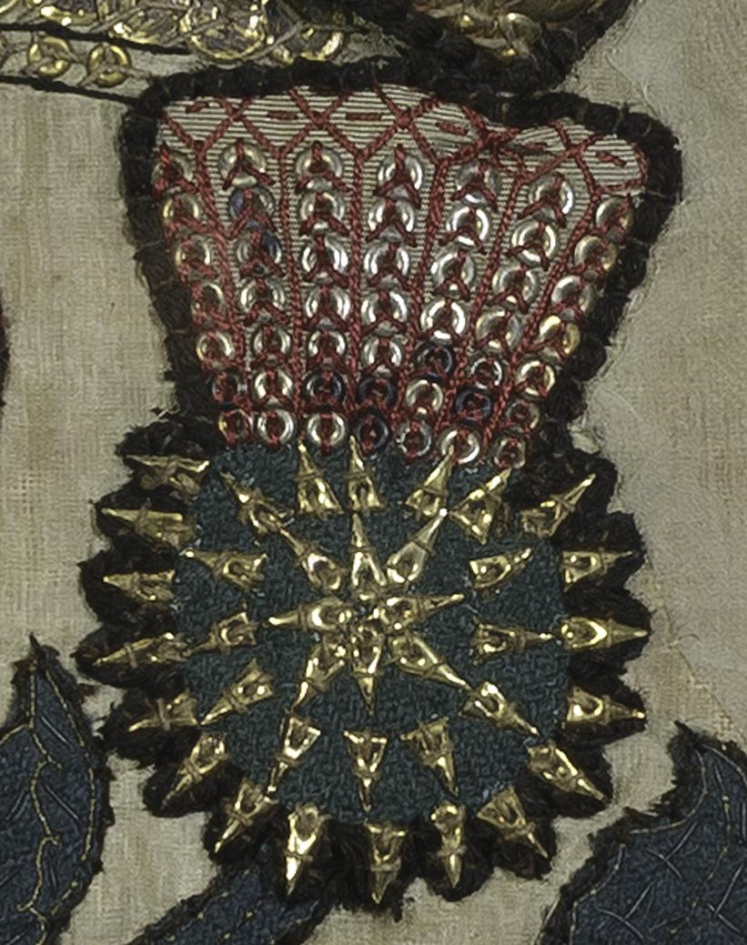 1966.1390 A Needlework Picture, Detail 9
