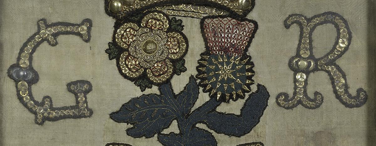1966.1390 A Needlework Picture, Detail 2