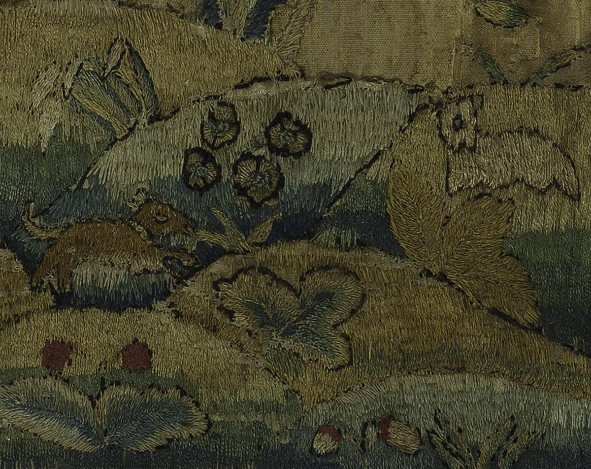 1966.1391 A Needlework Picture, Detail 12