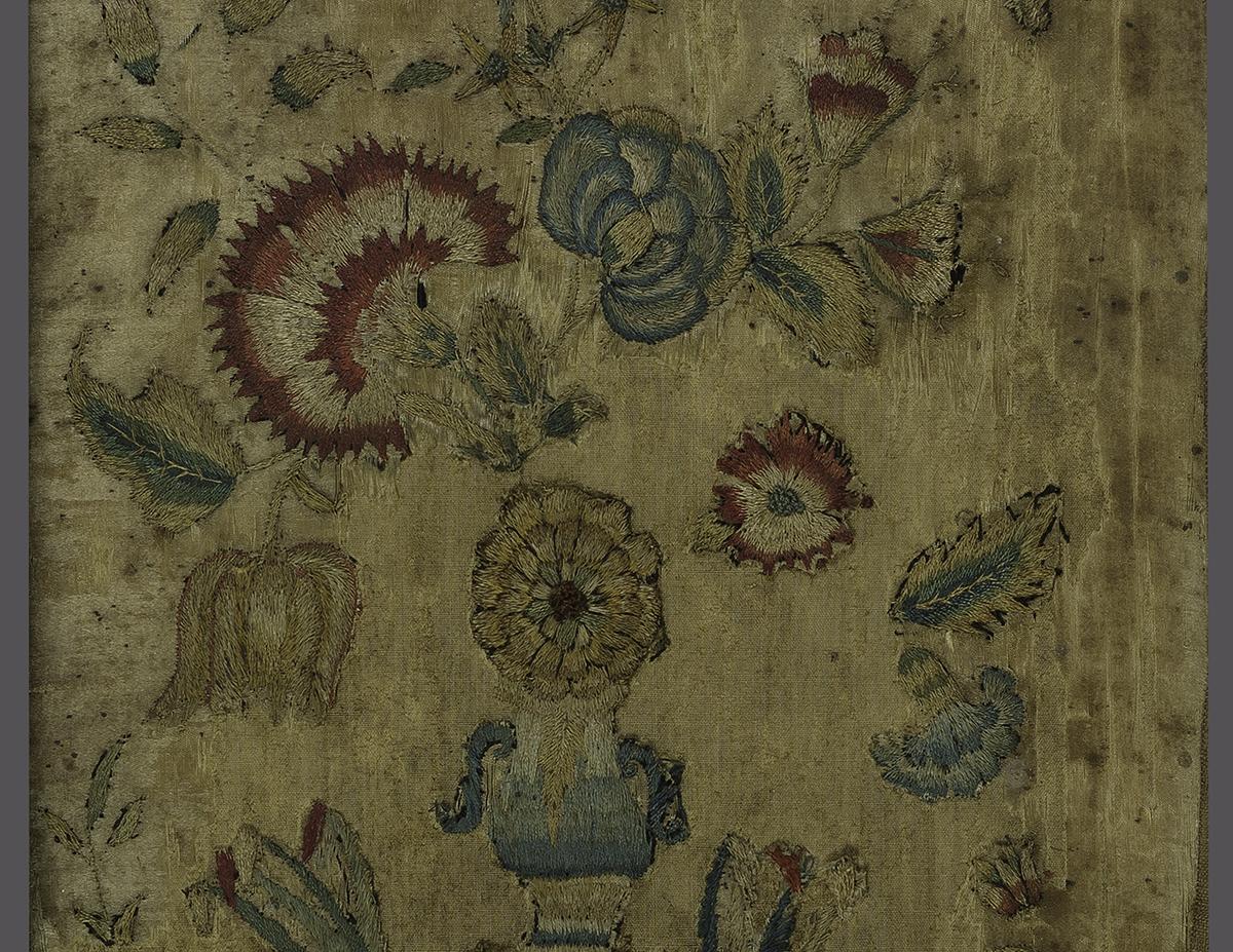 1966.1391 A Needlework Picture, Detail 2