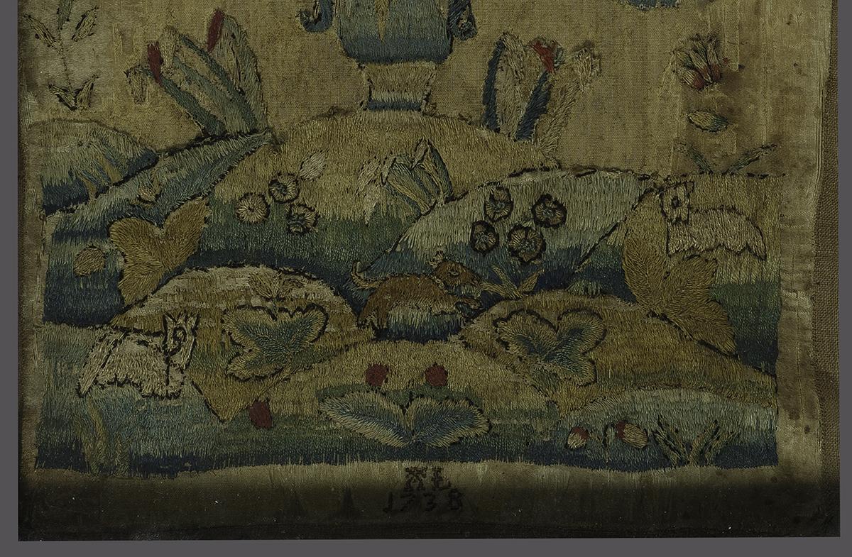 1966.1391 A Needlework Picture, Detail 3