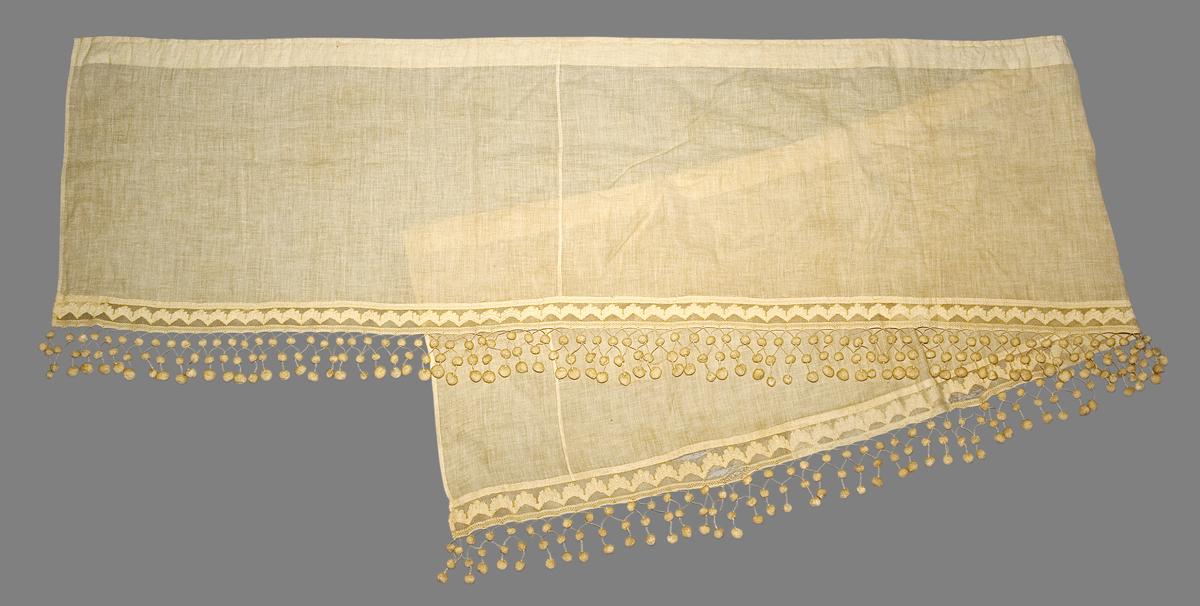 1966.1395.002 A Bed Hanging, Base  Valance