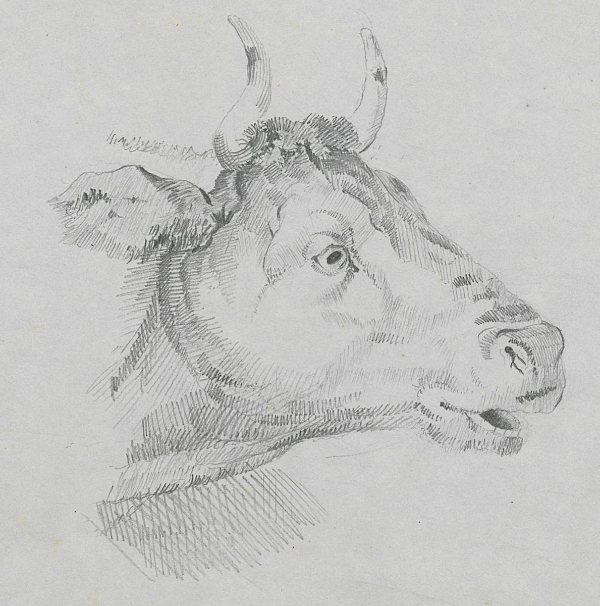 1966.1407 Sketch Book, Page 2 Detail