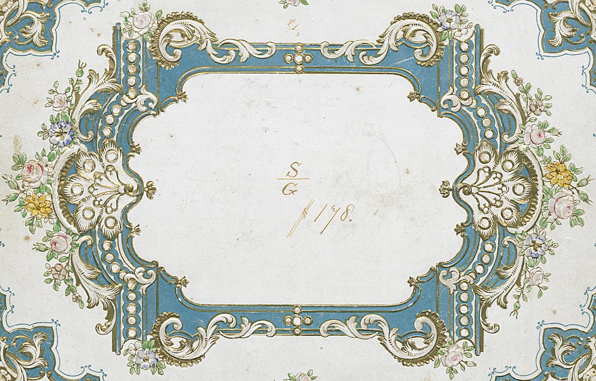 1966.1407 Sketch Book, Cover Detail 2
