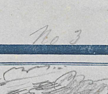 1966.1407 Sketch Book, Page 3 Detail 2