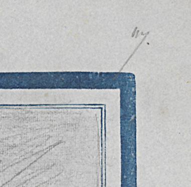 1966.1407 Sketch Book, Page 8 Detail 4