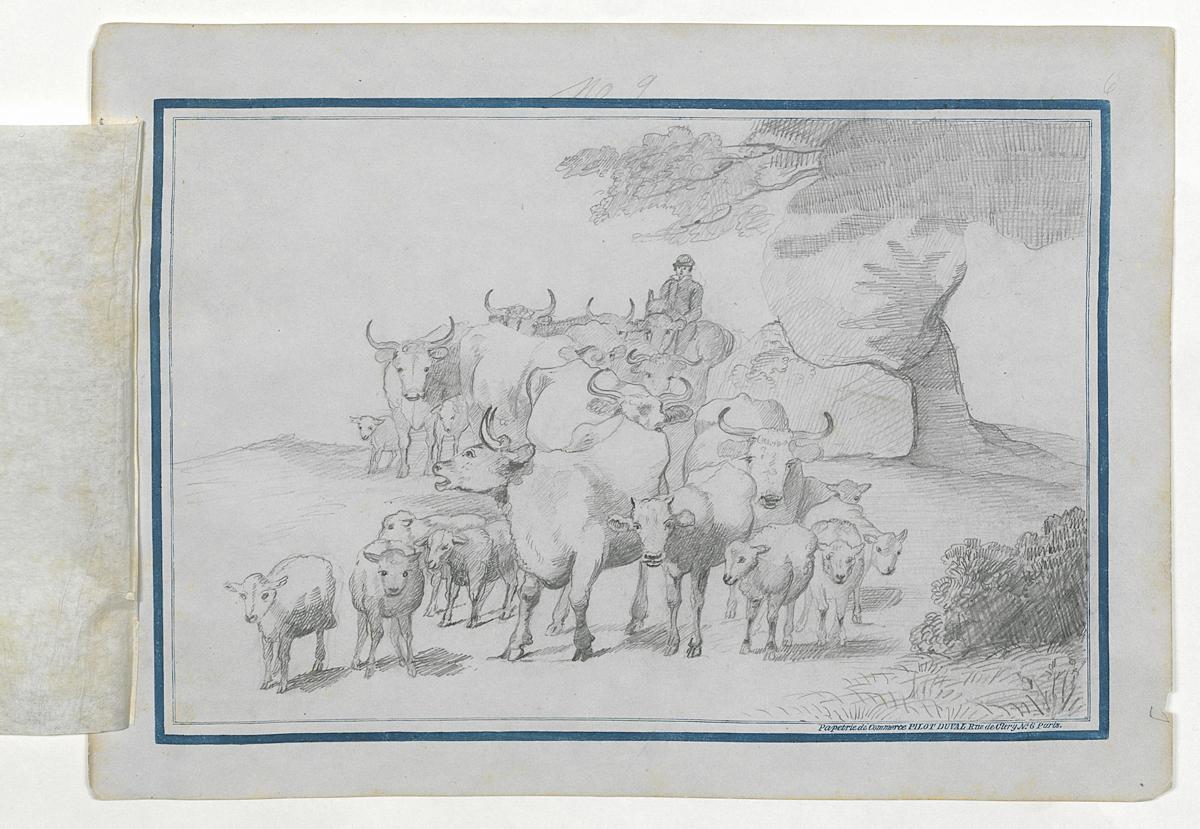 1966.1407 Sketch Book, Page 9