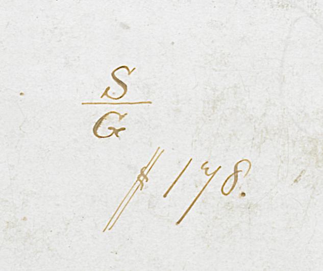 1966.1407 Sketch Book, Cover Detail 6