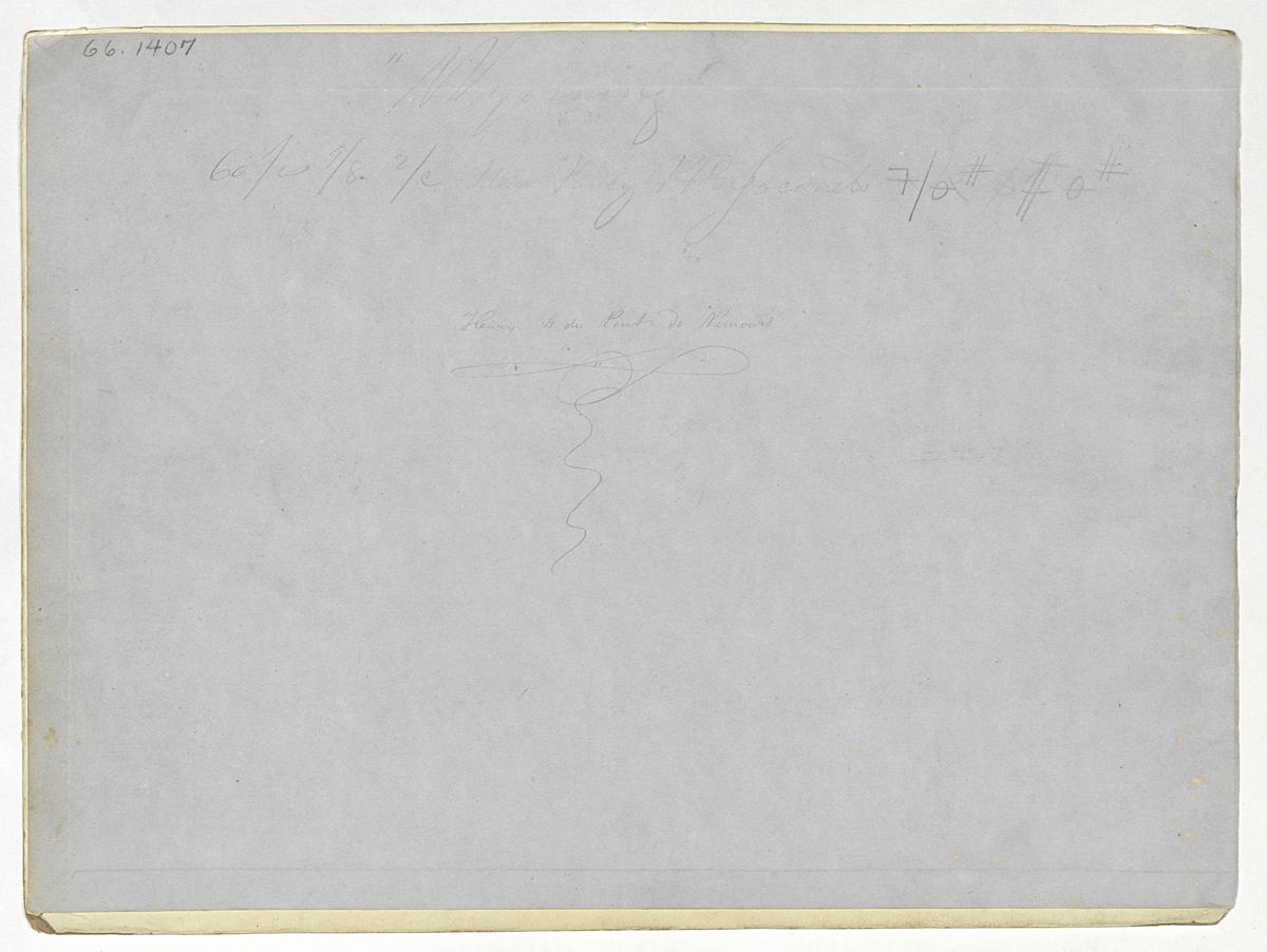 1966.1407 Sketch Book, Cover Verso