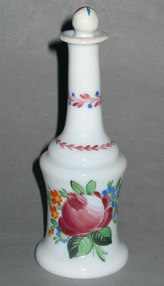 1966.1457 A, B White glass scent bottle