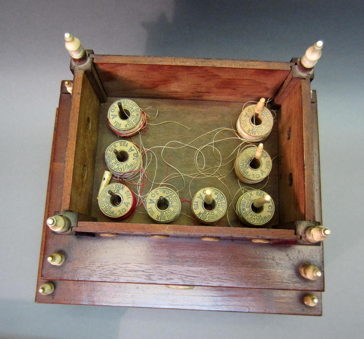 1966.1461 Sewing box, Thread