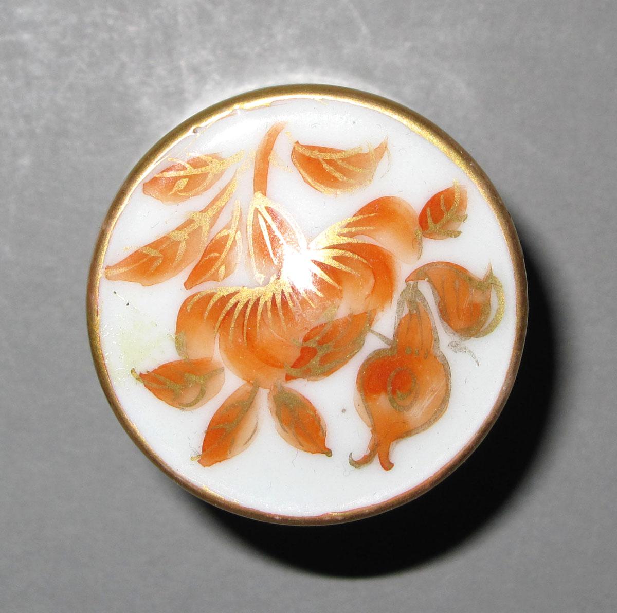 1966.1475 A,B Porcelain jar and cover top