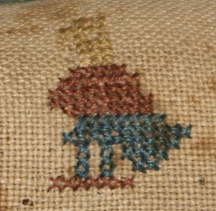 1966.1480 Pincushion, Detail 3